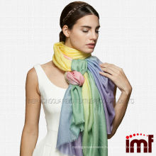 Inner Mongolia colourful pure wool scarf shawl